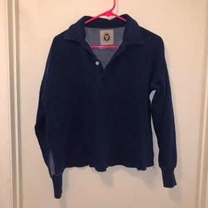 dark blue urban outfitters pullover